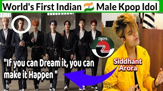 Siddhant Arora Worlds First Indian Male Kpop Idol I Biography I JayutubeZpop Indianmalekpopidol [upl. by Shewmaker93]