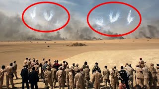 ARMY OF ANGELS APPEARS IN THE SKY AND GRANTS VICTORY TO ISRAEL REAL VIDEO [upl. by Daffodil]