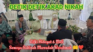 DETIK DETIK AKAD NIKAH akadnikah detikdetik ijabkobul iikabdulkholiq165 [upl. by Rebeca]