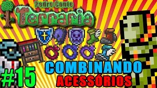 Terraria 15  PC  Combinando Acessórios Spectre Boots Obsidian Shield e Mana Regeneration Band [upl. by Genesia]