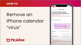 How to remove a smartphone  iPhone calendar quotvirusquot [upl. by Ambrose854]