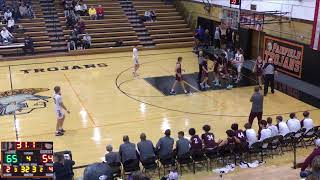 Fairfield High vs Oskaloosa High SchFairfield High vs Oskaloosa High School Boys Varsity Basketball [upl. by Gamages]