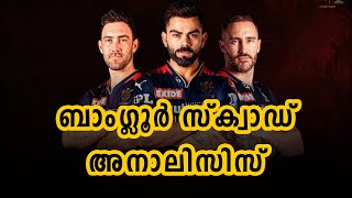 ഈ സാല കപ്പ് പൊക്കുമോ  Royal Challengers Bangalore Squad Analysis  Virat Kohli [upl. by Sella]