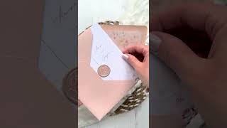 Printed Gate Fold Wedding Invitation [upl. by Todd]