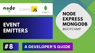 Build REST API with Node Express MongoDB  Events Emitters 8 [upl. by Reggis]