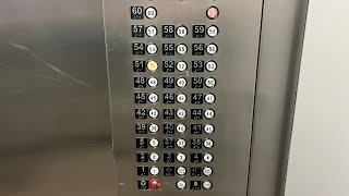 60 Story Dovers High Speed Dover Elevators  Cityplex Towers  Tulsa OK [upl. by Jaela]