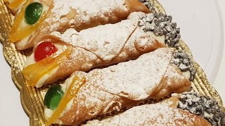 CANNOLI SICILIANI RICETTA ORIGINALE BUONISSIMA E SEMPLICISSIMA [upl. by Eeliab514]