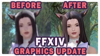 FFXIV Dawntrail Graphics Update Before and After Detailed Comparison [upl. by Byrne223]