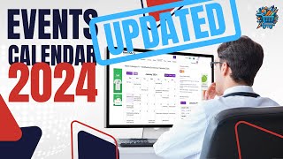 Event Calendar for Merch Sellers Revamped  Navigating Made Easy  MerchArts Calendar [upl. by Judus]