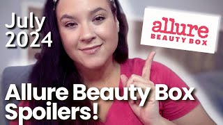 JULY 2024 ALLURE BEAUTY BOX SPOILERS [upl. by Hailat370]