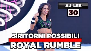 5 ritorni impossibili per la Royal Rumble 2024 [upl. by Nedyarb636]