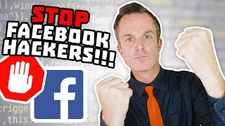 How to Stop Hackers on Facebook  TUTORIAL 2019 UPDATE [upl. by Hairym]