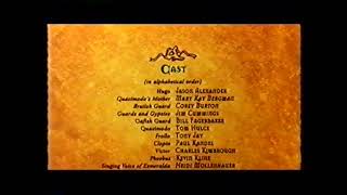 THE HUNCHBACK OF NOTRE DAME1996 UK END CREDITS [upl. by Eemyaj101]