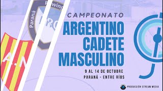 MURIALDO vs RICHET ZAPATA  ARGENTINO CADETE MASCULINO 2023 día3 [upl. by Raye]