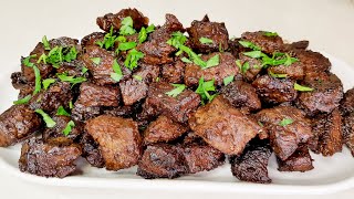 Butter Garlic Beef Cubes Recipe [upl. by Airrehs944]