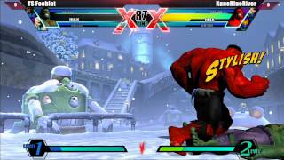 UMvC3 Exhibition TS Fooblat vs Kaneblueriver FT 15  East Coast Throwdown V [upl. by Lepp668]