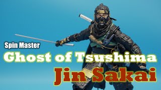 Spin Master Playstation Ghost of Tsushima Jin Sakai 112 Action Figure Unbox Review [upl. by Naamann694]