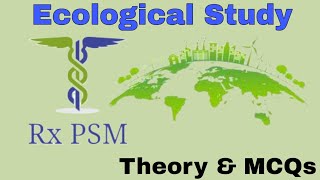 Ecological Study  Epidemiological studies  PSM lecture  Community Medicine lectures  RxPSM [upl. by Mages]