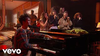 Jacob Collier  Witness Me with Tori Kelly  Jimmy Kimmel Live 2024 [upl. by Ecidna850]