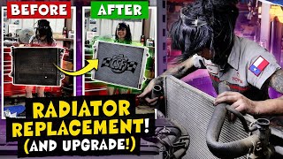 How to Replace and upgrade the Radiator in your Gen 2 0515 Toyota Tacoma  amp Top Off Fluids [upl. by Rowney711]