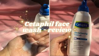 Cetaphil Foaming Cleanser Review Gentle Effective and Affordable  Skincare Review [upl. by Enaelem706]