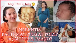 PAANO MABUNTIS KAHIT MAY PCOS AND POLYP BUNTIS IN 3MONTHS🤔 [upl. by Neved]