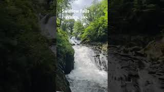 Swallow Falls at North Wales uk nature travel northwales ukmalayali [upl. by Leaw]