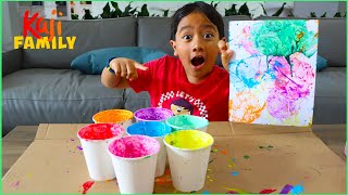 DIY Blowing Bubble Art and more fun activities for kids [upl. by Rawde]