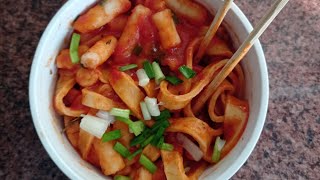 EVDE KOLAY TTEOKBOKKİ TARİFİ [upl. by Nyrrek249]