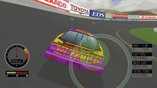 Andretti Racing PC Stock Car Gameplay 3Dfx mode [upl. by Airrat]