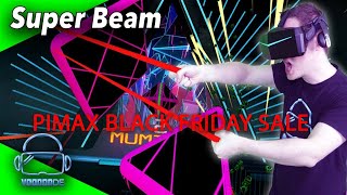 Nur ein weiterer Beat Saber Klon Nicht ganz Super Beam Virtual Reality Gameplay [upl. by Ahseem]