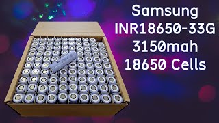 Samsung INR18650 33G  3100 mAh Cells [upl. by Laehctim]