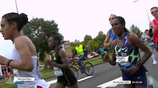 Summary Women TCS Amsterdam Marathon 2021  ENG [upl. by Dnamra129]