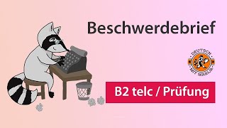 Beschwerdebrief schreiben  Schriftliche Prüfung B2 telc [upl. by Lebaron923]