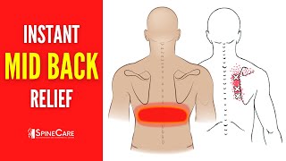 How to Relieve Middle Back Pain in SECONDS [upl. by Animar]