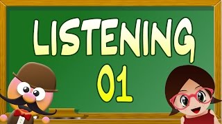 INGLÉS PARA NIÑOS CON MR PEA  LISTENING EXERCISE 01 [upl. by Olvan]