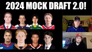 Our 2024 NHL Mock Draft 20  NordBlock Podcast [upl. by Eceirahs233]