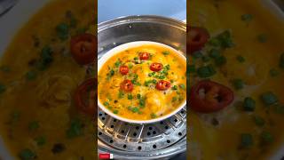 Simple and delicious salted fish steamed salted egg recipe at home [upl. by Enoitna]