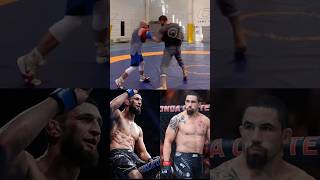 KHAMZAT SPARRING AHEAD OF WHITTAKER FIGHT [upl. by Eltsirk177]