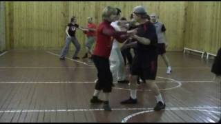 Tai chi training  Tui shou  Peng Lu Ji An [upl. by Linette]