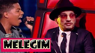 the voice  soolking Ft dadju  melegim فتى يبهر حكام ذافويس بأغية سولكيغ الجديدة [upl. by Nnayram578]