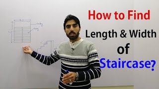 How to find length and Width of Staircase  Design of Staircase [upl. by Hahn]