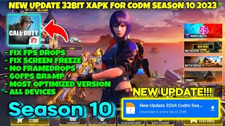 CODM 32BIT S 10 FIX LAGS  60FPS  FIX FPS DROPS  NO SCREEN FREEZE  OPTIMIZE FRAMERATES [upl. by Rickert]