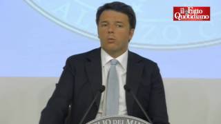 Legge Stabilità Renzi quotItalia con segno più Vittimismo è un ostacoloquot [upl. by Malinin171]