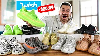 I Bought All The Fake Yeezys On Wish [upl. by Nierman553]