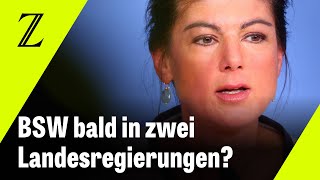 Die Pressekonferenz von Sahra Wagenknecht zu den Ergebnissen in Sachsen und Thüringen [upl. by Jt686]