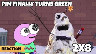 Smiling Friends  S02E08  Pim Finally Turns Green  REACTION [upl. by Urbas]