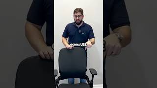 Steelcase Leap V2 chair review and adjustment part 1 [upl. by Liahcim]