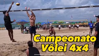 Muito Vôlei e Resenha com as lendas Luizão e Roberto Lopes Campeonato Parte 1 volei volei4x4 [upl. by Ahser569]