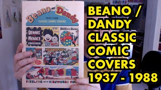 Beano and Dandy Classic Comic Covers 1937 1988 by Phil Comics Book Review [upl. by Strickland682]